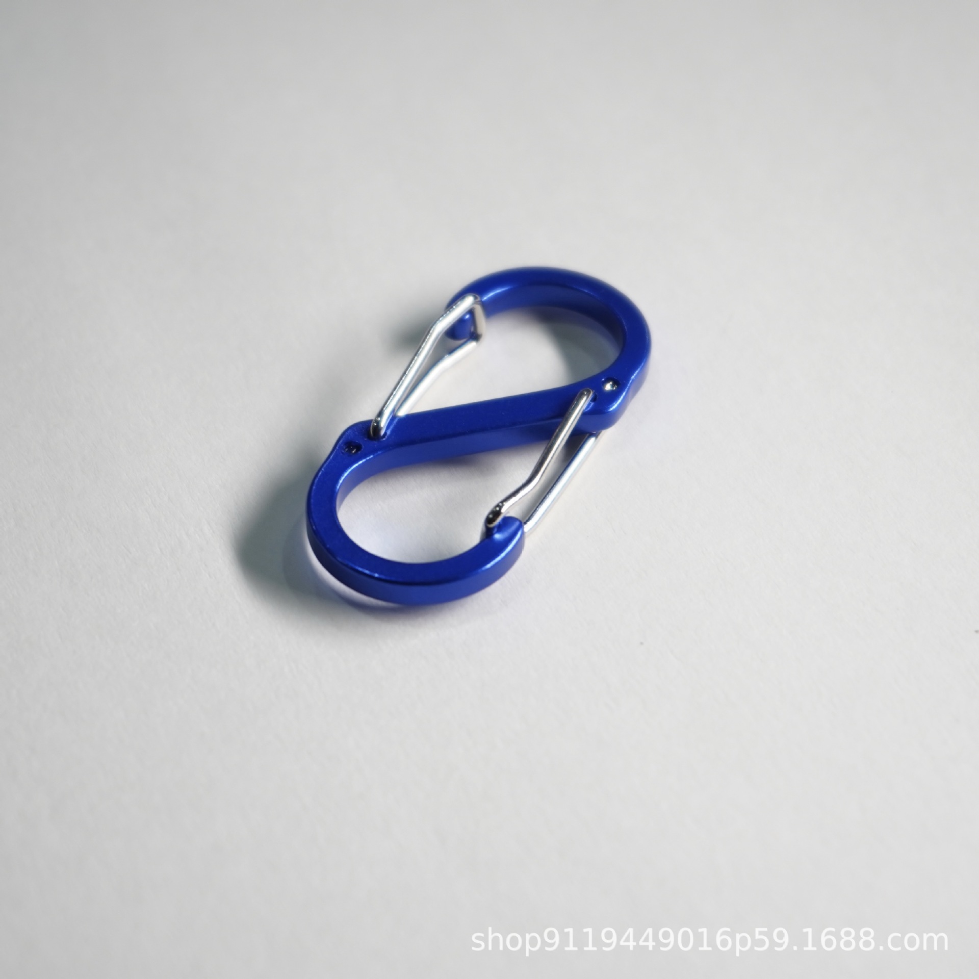 Heavy Duty Mountaineer's S Type Carabiner with Secure Double Loop Design