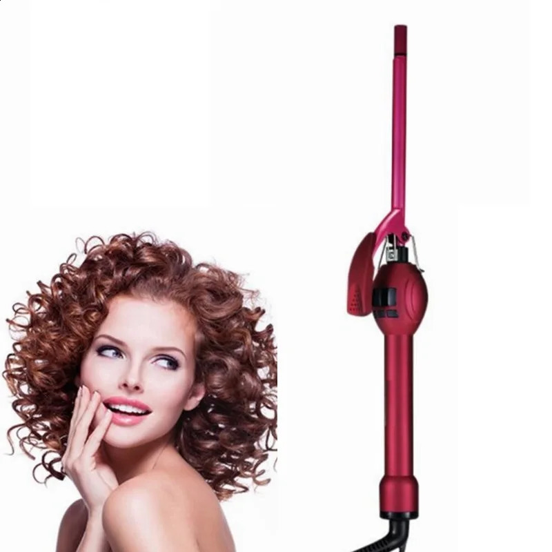 Professional 9mm Curled Iron Hair Wave Pearl Flower Ceramic Curling Rod Beauty Salon 240903