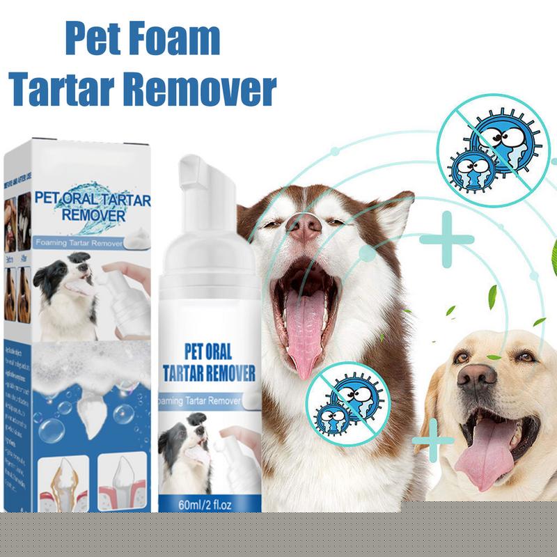 Pet Tartar Remover Natural Plaques Remover For Dogs Cats Freshen Breath Foam For Dogs Cats Support Healthy Gums Pet Care Product