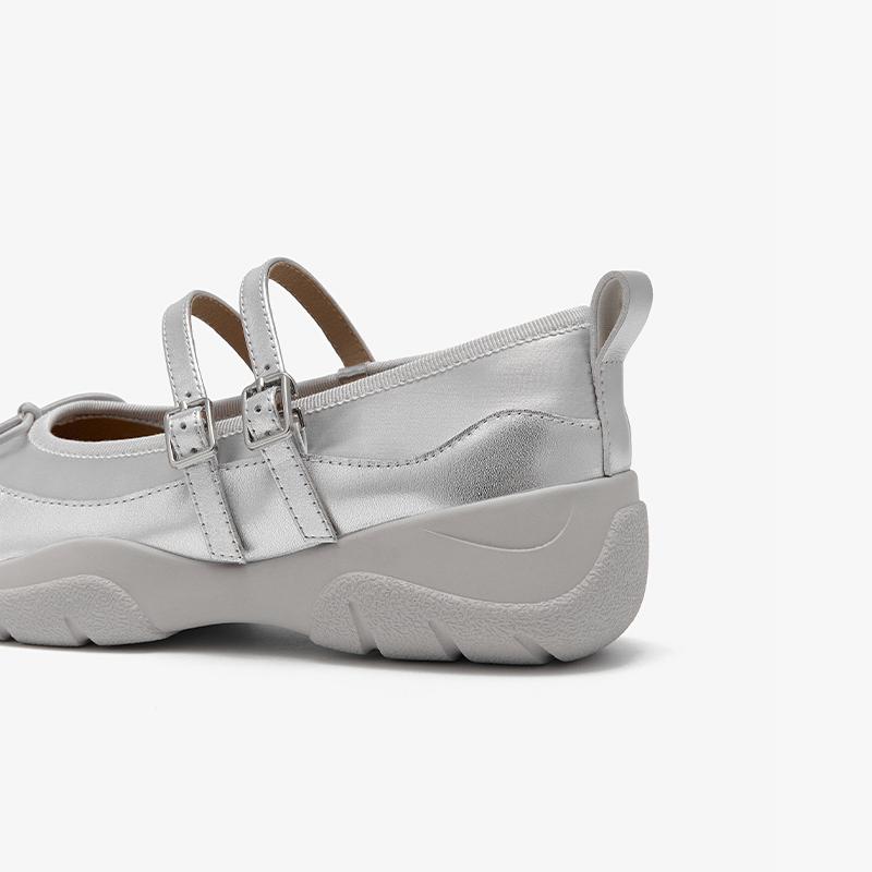 Mary BEAUTODAAY Janes Women Genuine Leather Butterfly-knot Decoration Buckle Straps New Fashion Sweet Ballet Shoes Ladies 25712 8ea1
