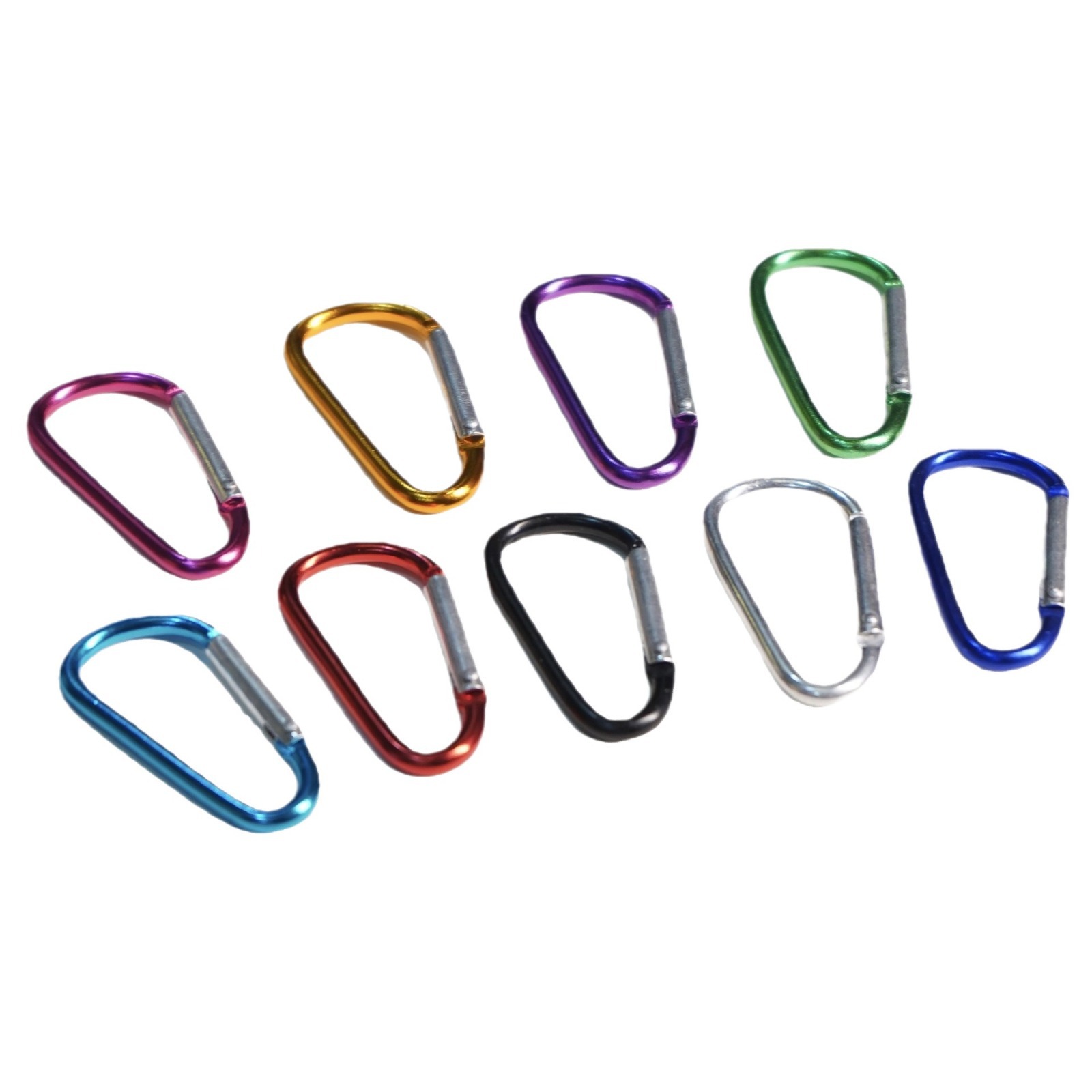 Heavy Duty Aluminum Alloy D Carabiner No. 6 - Ideal for Outdoor Adventures
