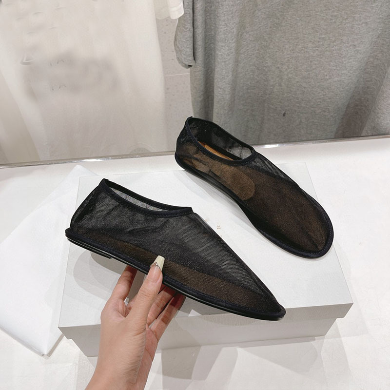 Ins style Fashion Women Lazy Loafers Mesh Ballet Flats Spring Summer Walking Dance Shoes Woman ḀBreathable Slip-on Espadrilles