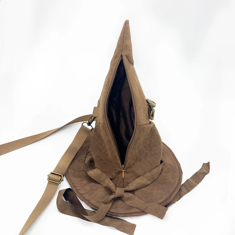 Witch Hat Small Bag Creative Shoulder Carrying Bag Potted Sorting Hat Magic Hat Fashion Cross Bag Gift 240904