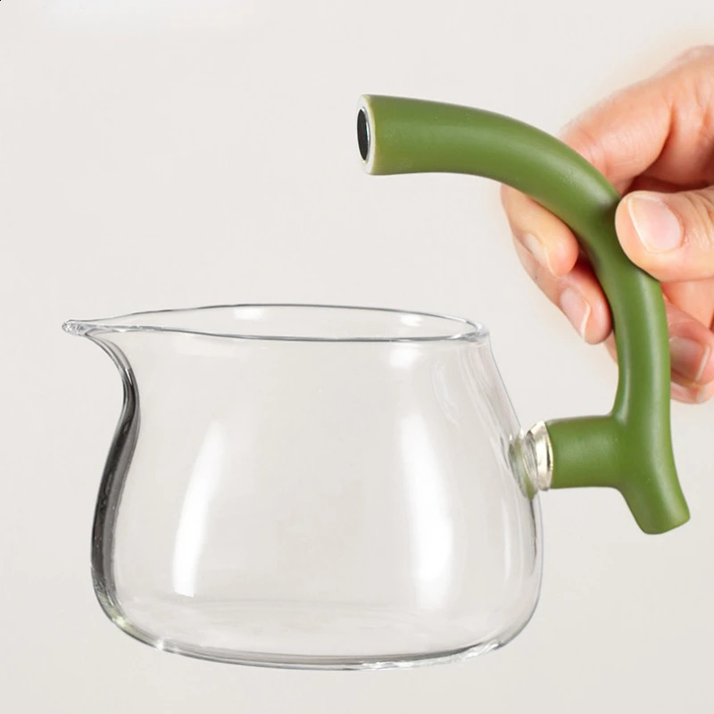 Glass Automatic Tea Set Panda Shaped Tea Maker Household Light High-end Magnetic Bubble Tea Pot 240904