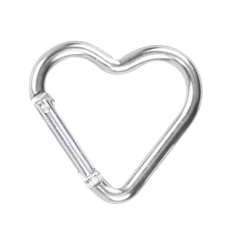 Love Heart Outdoor Gear Attachment Carabiner - Durable Metal 44mm x 40mm