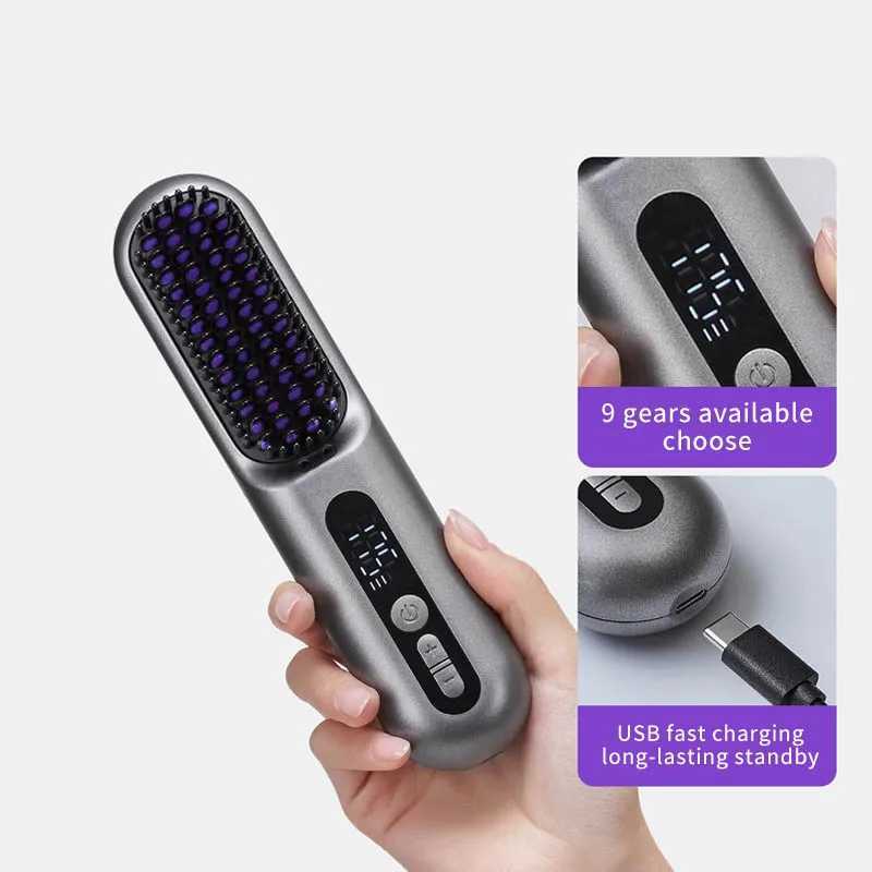 Wireless intelligent temperature control plasma straightening comb straightener 9-speed intelligent temperature control W240904