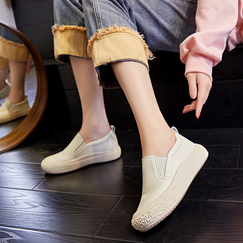 AIYUQI Women Sneakers 2024 New Fisherman Shoes Slip-on Women Flat Shoes Slip-ons Non-slip Genuine Leather Female Shoes
