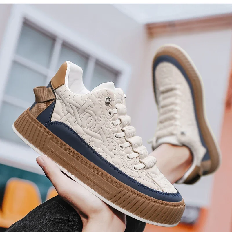 2025 NEW Sneakers Chunky Lightweight Brand for Comfortable Platform Men Sports Shoes Tenis Mascuo e f Comtable Platm
