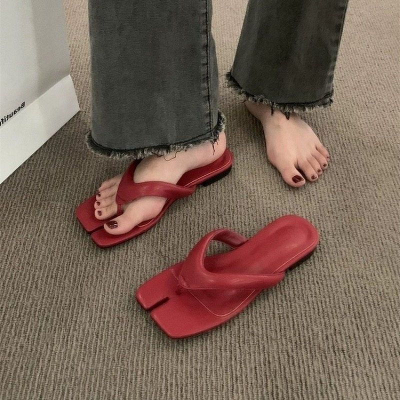 New Women Summer Wedge Premium Orthopedic Open Toe Sandals Vintage Anti-slip Leather Casual Female Platform Retro Shoes c5df