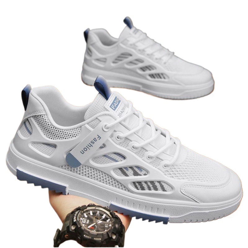 Men's Canvas Shoes Outdoor Casual Shoes Non Slip Sneakers Mesh Breathable Running Shoes for Men Comfort Tenis Masculino Hombre