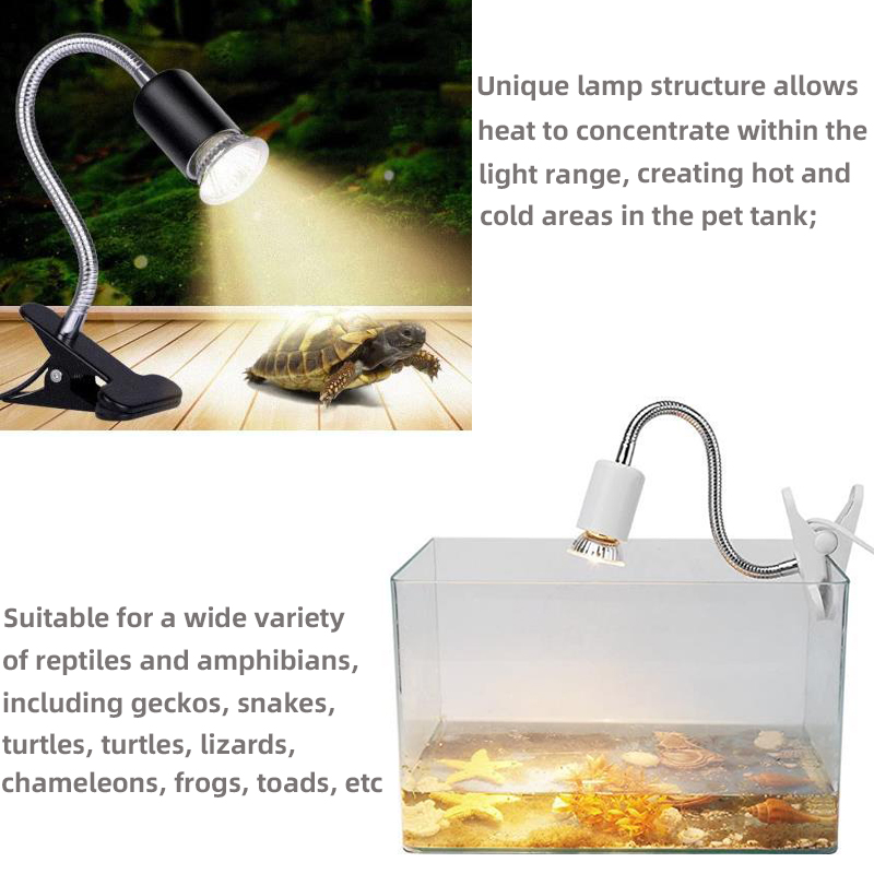E27 110-220V 25/50/75W Reptile UVA Heat Lamp Pet Heat Lamp Tortoise Lizard Reptile Heater Lamp Emitter Suitable for Pet Bird