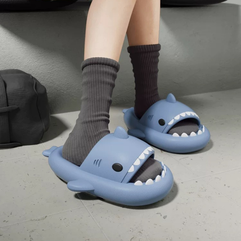 Unisex Shark Women New Summer Home Flip ps Men Non-Slip Solid Color Couple Sandal Outdoor Cool Indoor Funny Slippers dh3138027