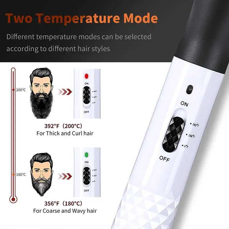 Professional Hair Comb Brush Beard Straightener Multifunctional Hair Straightening Comb Hair Curler Fast Heating Styling Tools W250610