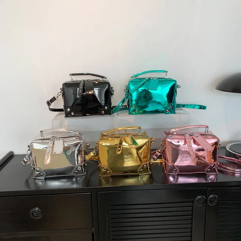 PU Solid Color Womens Shoulder Bag Buckle Zipper Simple Fashionable Crossbody Bag Soft Commuting er Handbag 240902