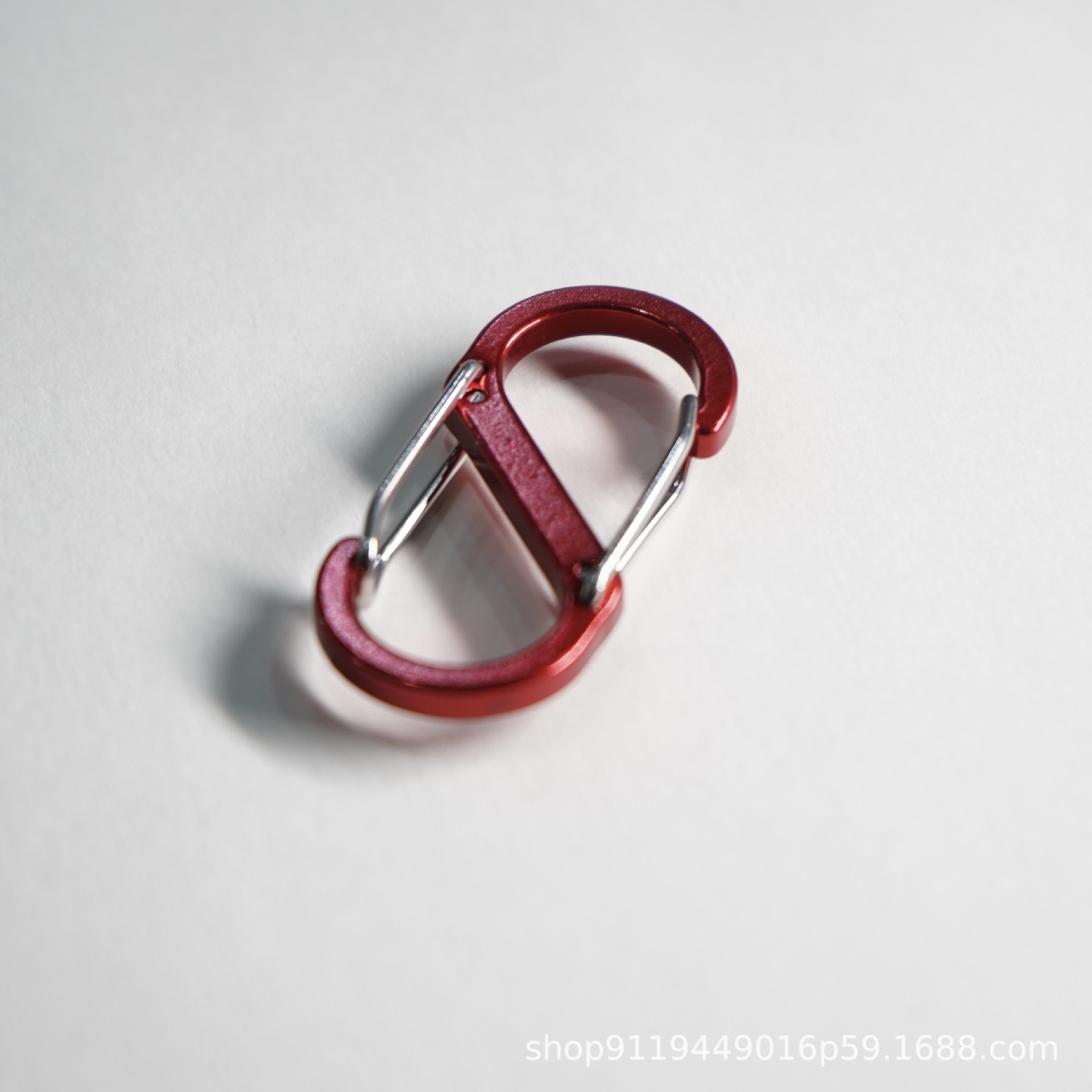 Heavy Duty Mountaineer's S Type Carabiner with Secure Double Loop Design