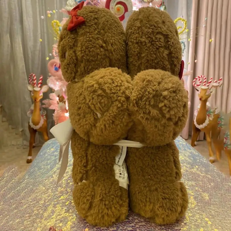 Christmas Decoration Toys Cute Gingerbread Man Plushie Toy Biscuit Man Doll Cartoon Soft Pillow Cushion Home Decor Kids Gift 240904