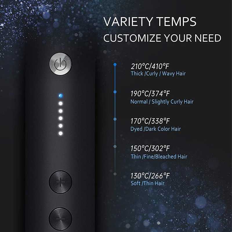 New Dual-Purpose Heated Straightening And Curling Comb With Negative Ions That WonT Damage Your Hair Straightenercomb W250610