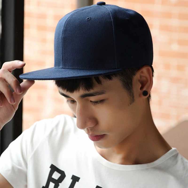 Fashion Solid Color Mens and Womens Baseball C Hip Hop Cs Snback Hat Brim Shade C Bone Gorilla Casquette Sport C Sun Hat W250113