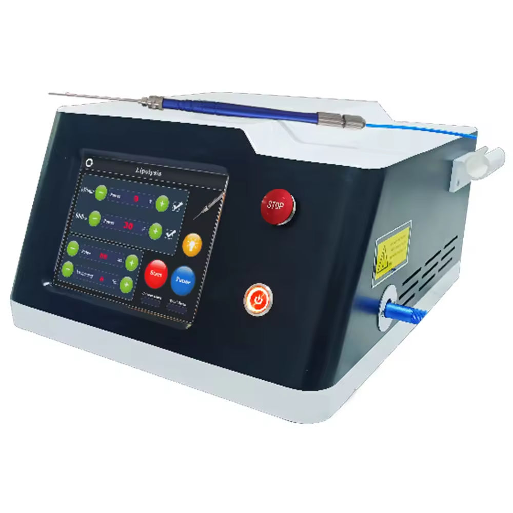 Professional 980nm +1470nm Diode Laser Lipolysis Machine Endolifting Fiber Optical Fat Removal Beauty Equipment