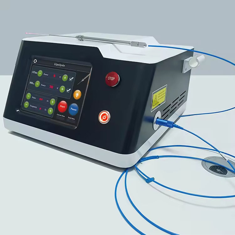 Professional 980nm +1470nm Diode Laser Lipolysis Machine Endolifting Fiber Optical Fat Removal Beauty Equipment