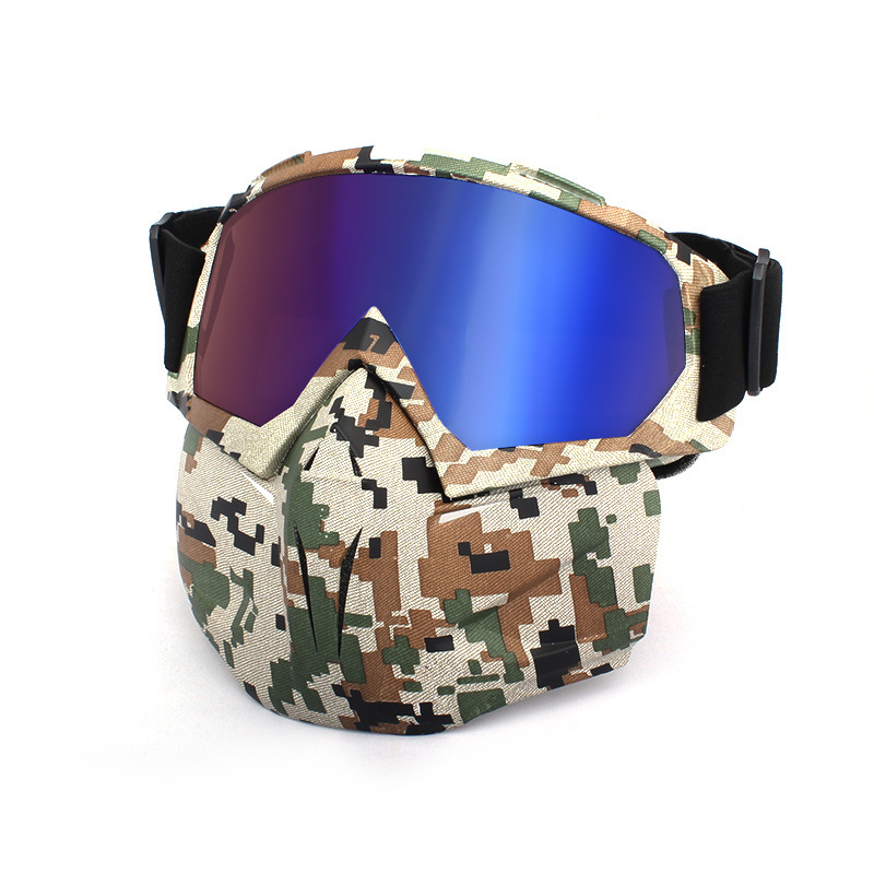 Off road motorcycle outdoor riding glasses sports windproof sand bike men's and women's face mask goggles