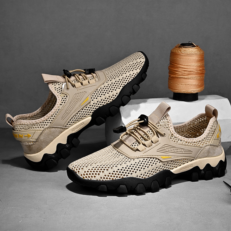 Breathable Waterproof Shoe Men Sneakers Summer Casual Men Shoes Water Comfortable Mesh Shoes Outdoor Walking River Shoe Zapatos