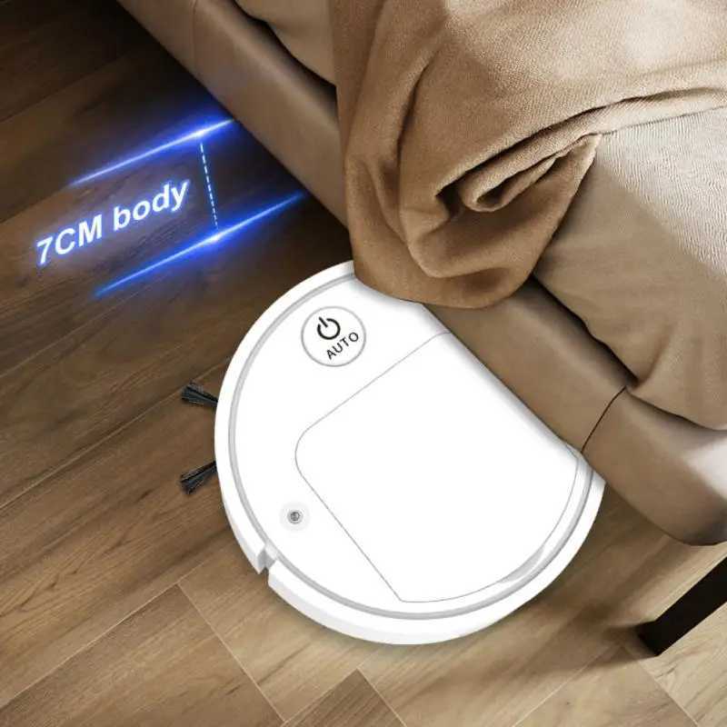 Fully Automatic 3-in-1 Smart Robot Vacuum Cleaner USB Charging Sweeping Dry Wet Mop Smart Home Floor Auto Dust Collection VIP M240905