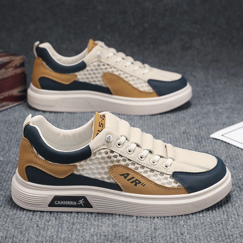 Vintage Sneakers: Men's Casual Tennis Sports Shoes for Breathable Running 4