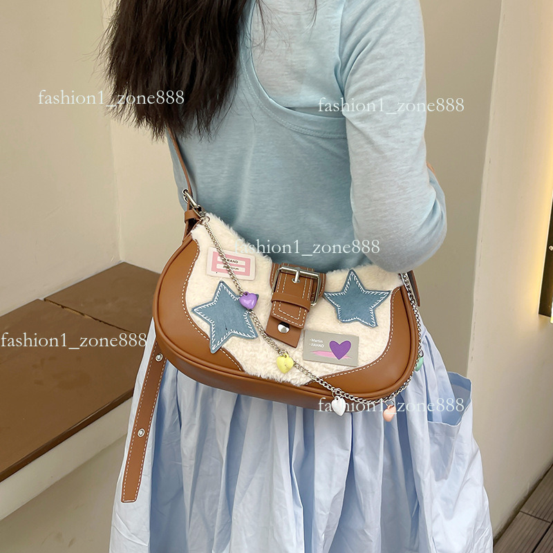 2024 Sweet and Cool Spicy Girls New tote bag designer bag purse bag shoulder handbag Designer Crescent Embroidered One Shoulder Underarm Bag 1d5