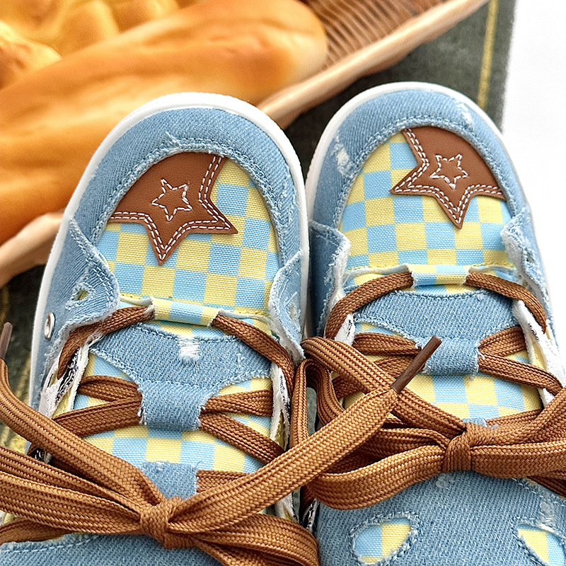 Stylish Couple Shoes: Casual, Trendy Print, Breathable Fabric - Free Shipping 7a95