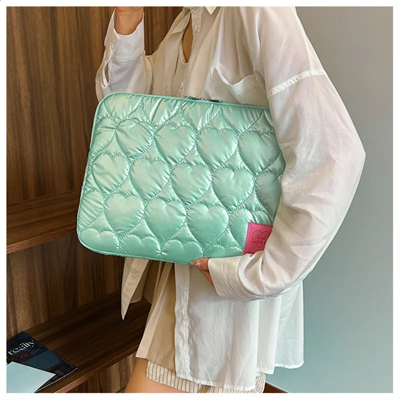 Heart Fashion Laptop and Table Sleeve Bag 12 13.6 14 15.6 Inch for Ipad Air4/5 Pro 11 12.9 Shockproof Computer Cover Bags 240903