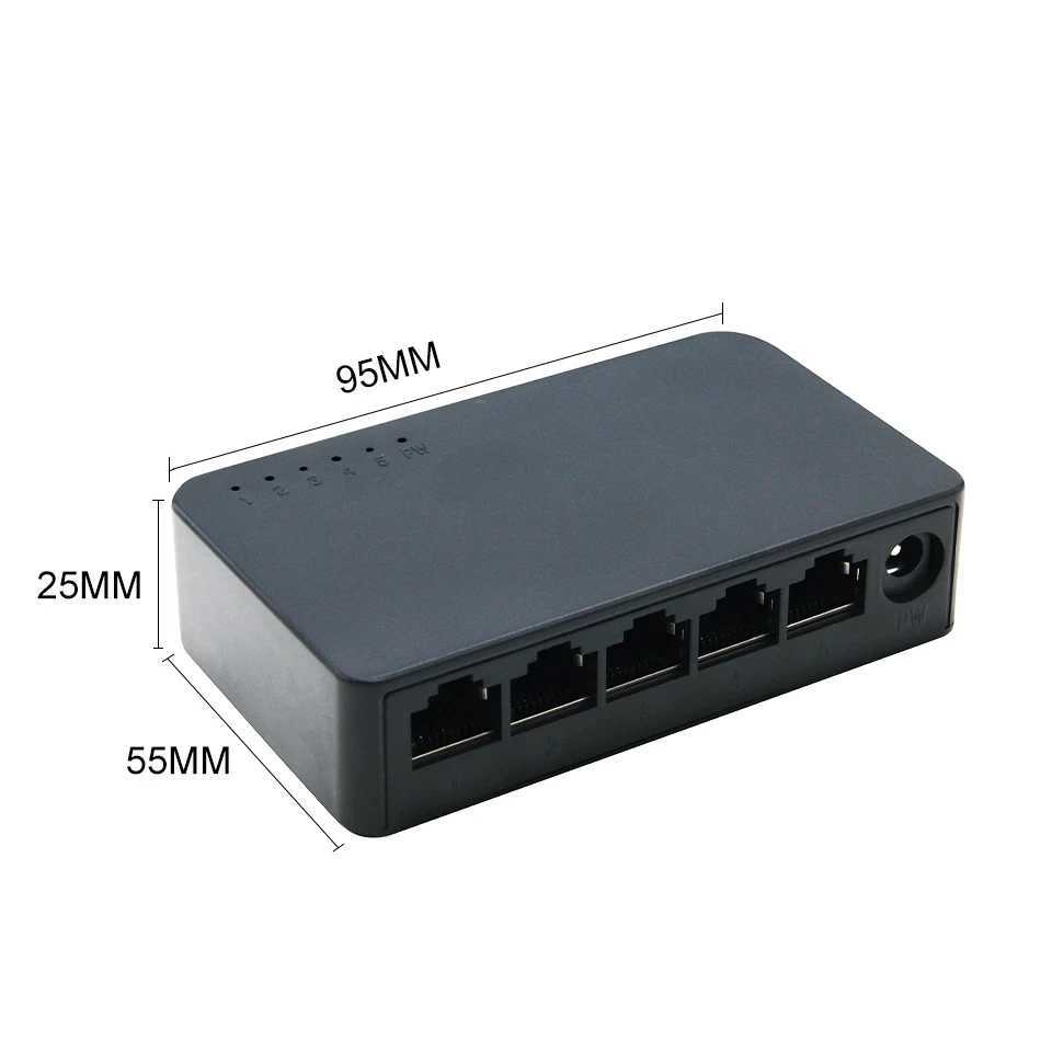 Network switch Mini 5-port Ethernet switch 1000Mbps/100Mbps Gigabit high-performance intelligent switch RJ45 hub Internet injector CL240905