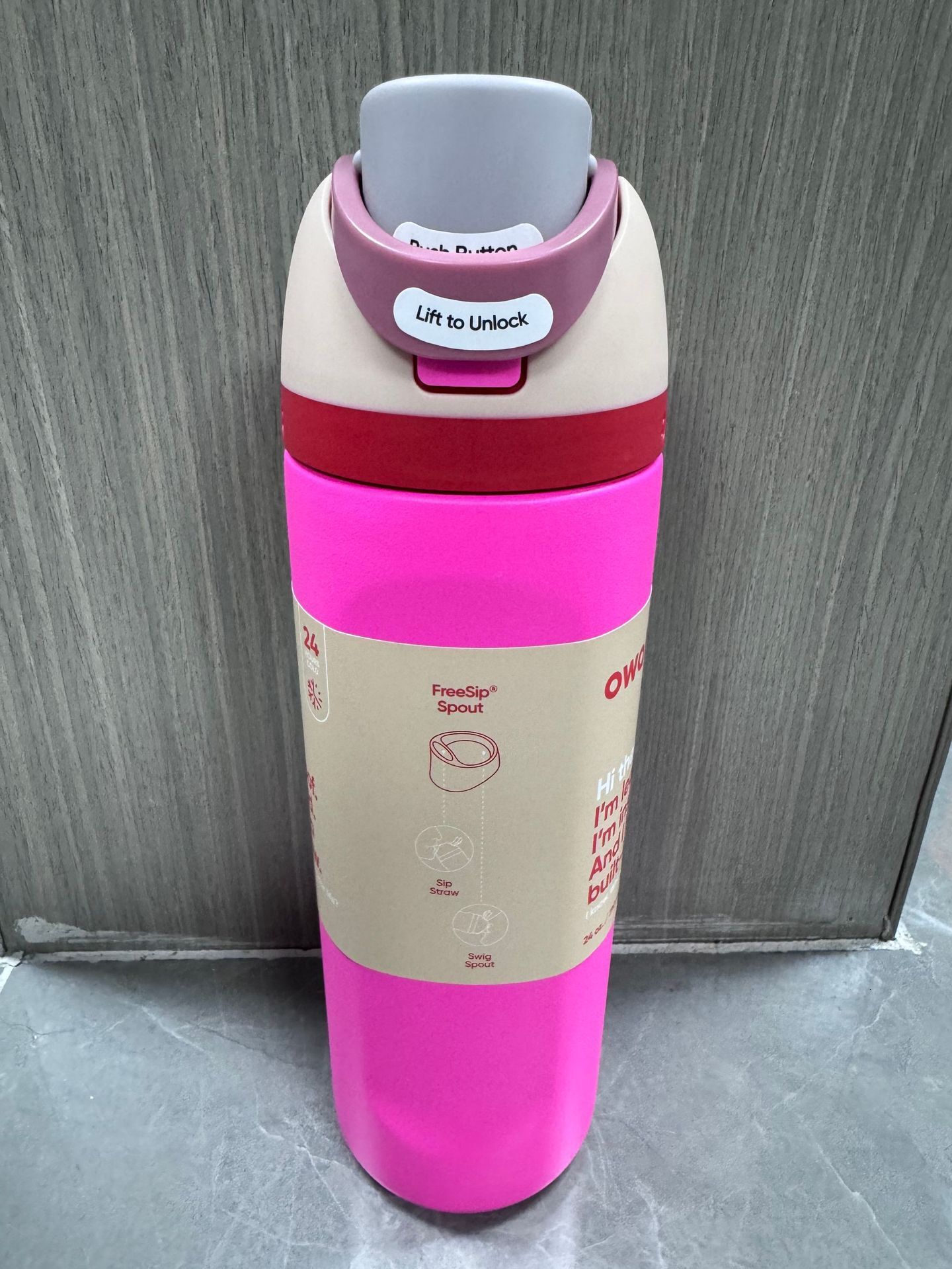 OWALA outdoor stainless steel tumblers casual water bottle drinking tumbler camping cup vacuum insulated travel mugs19oz 24oz 32oz dh910320090