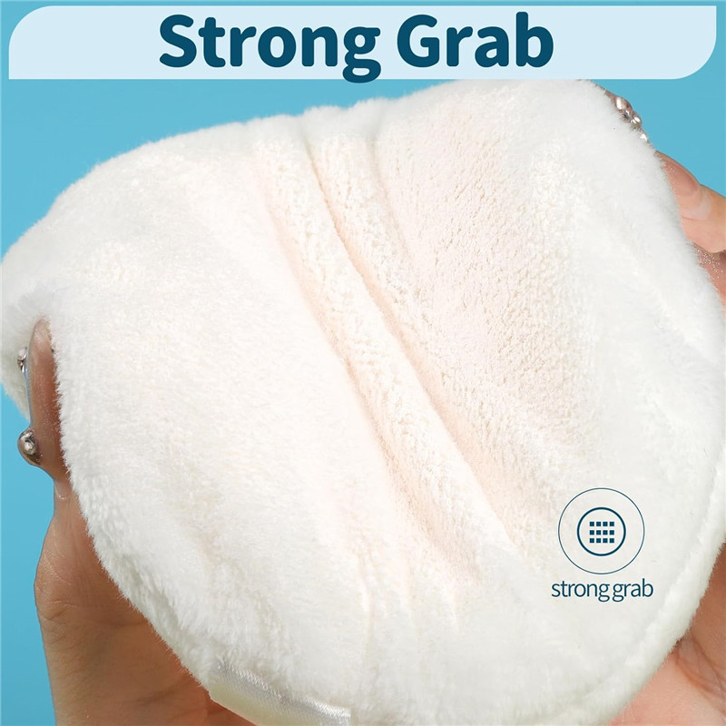 4.13 Inch Powder Puff For Body, Round Large Loose Powder Puffs Ultra Soft Velour Body Puff Borla De Polvo Para El Cuerpo Puderquaste Fur Den Korper