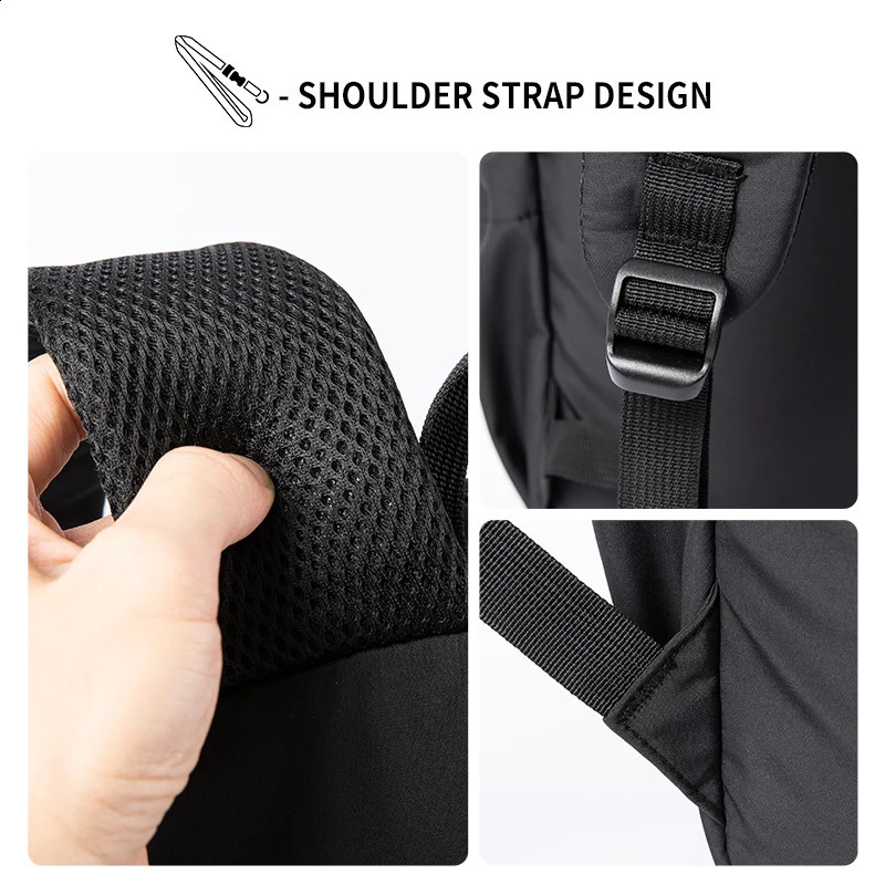 Lightweight womens waterproof backpack youth college travel 16 inch laptop simple 240903