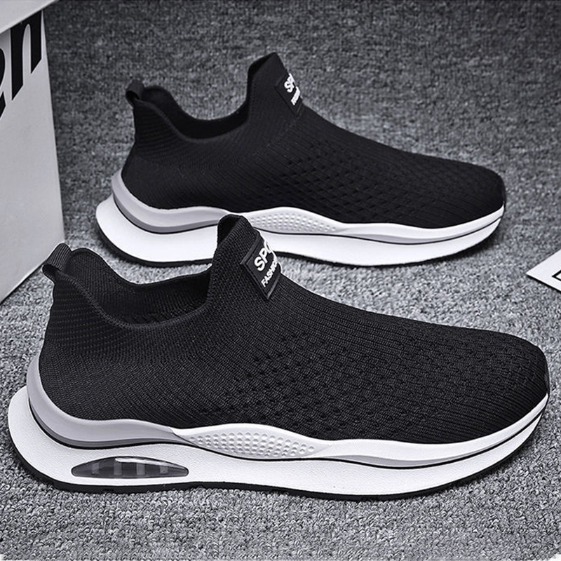 Man New Fashion Sneakers Breathable Trend Style 2024 Spring Summer Men's Sneaker Mesh Fabric Slip on Male Sneakers Mens Shoes