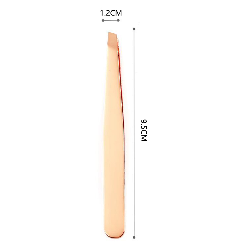 Stainless Steel Tip Eyebrow Tweezers Face Hair Removal Clip Brow Trimmer Makeup Tools