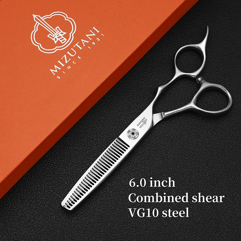 MIZUTANI 6.0-7 inch gemstone series shaver VG10 material sharp and wear-resistant salon hair shaver 240830