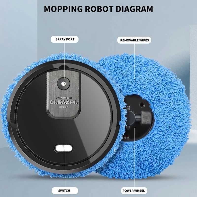 Smart Robot Vacuum Cleaner Sweeping Mopping Smart Mop Robot Dry And Wet Mop Humidifying Strong Suction Robot M240905