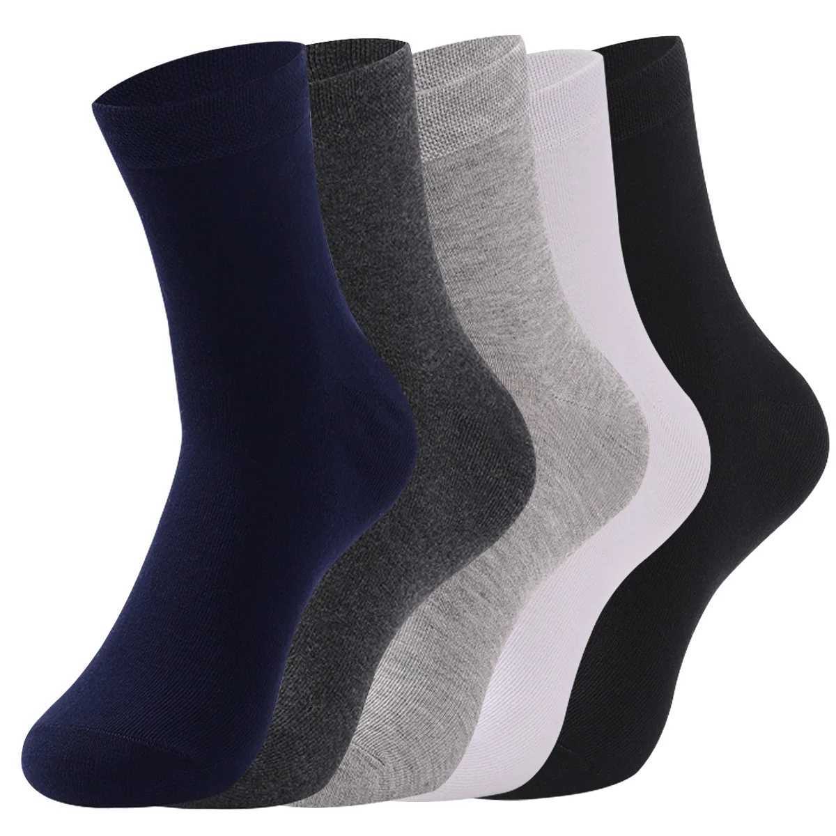 5/10 Pairs Men Women Cotton Socks Pure Color Thin Summer Soft Breathable White Black Business Summer Casual Men socks Large SizeXJ240904