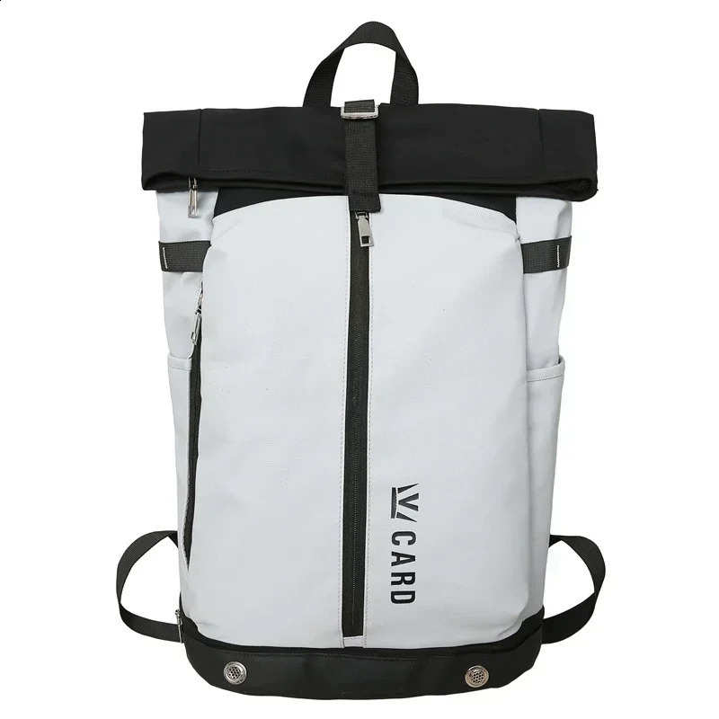 Nylon Solid Color High Quality Backpack Zipper Soft Handle Casual Air Cushion with Academic Style Bag 240903