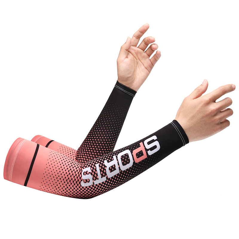 Cross border wholesale ice silk sleeve cover summer sunscreen sleeve ice sleeve cycling arm protection sunscreen