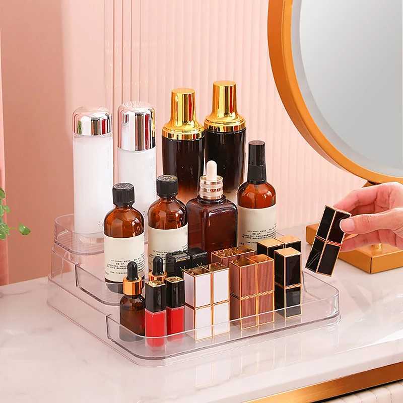 Desktop Perfume Shelf Bathroom Makeup Organizer Perfume Aromatherapy Organizer Skin Care Product Storage Rack Organizer Y240906