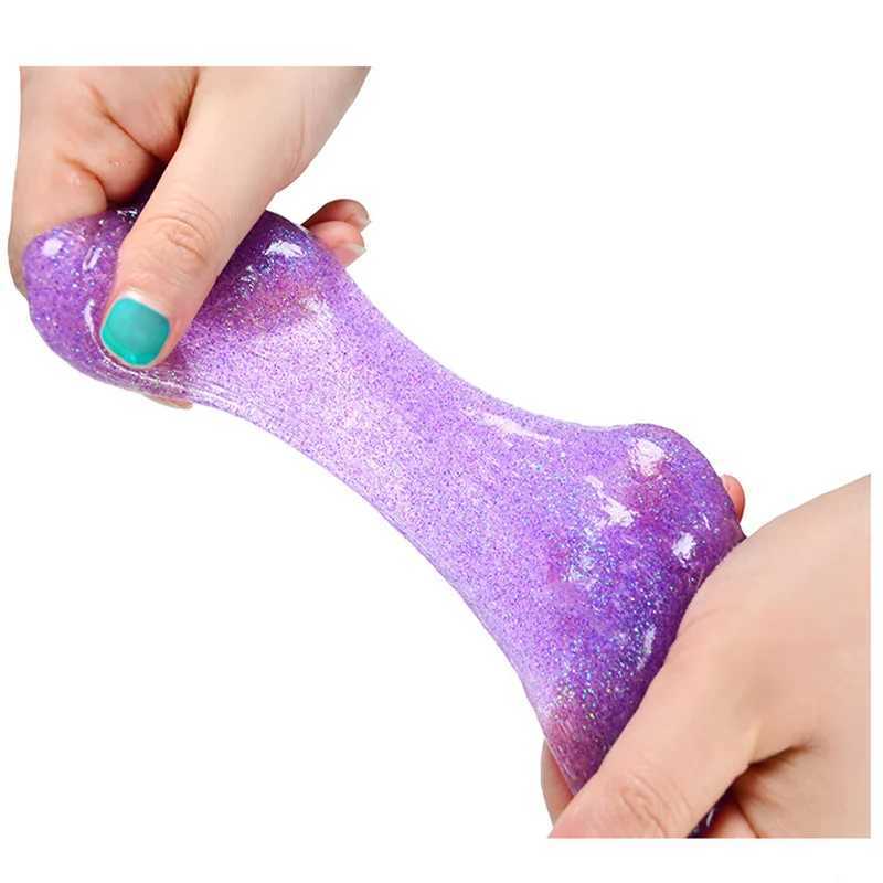 2019 Polymer Magic Sand Products Powder Manufacturing Can Flash Vibration DIY Lizun with Box Just Add Water Adhesive Kit Free shipping