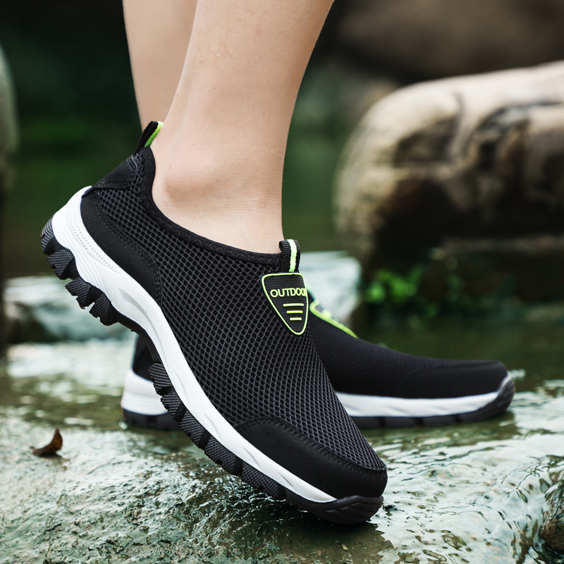 2025 new Fashion 2021 Men Casual Shoes Slip-on Summer Breathable Air Mesh Men's Flats Trainers Sneaker Water Loafers Shoe Mens548 356a 's s5