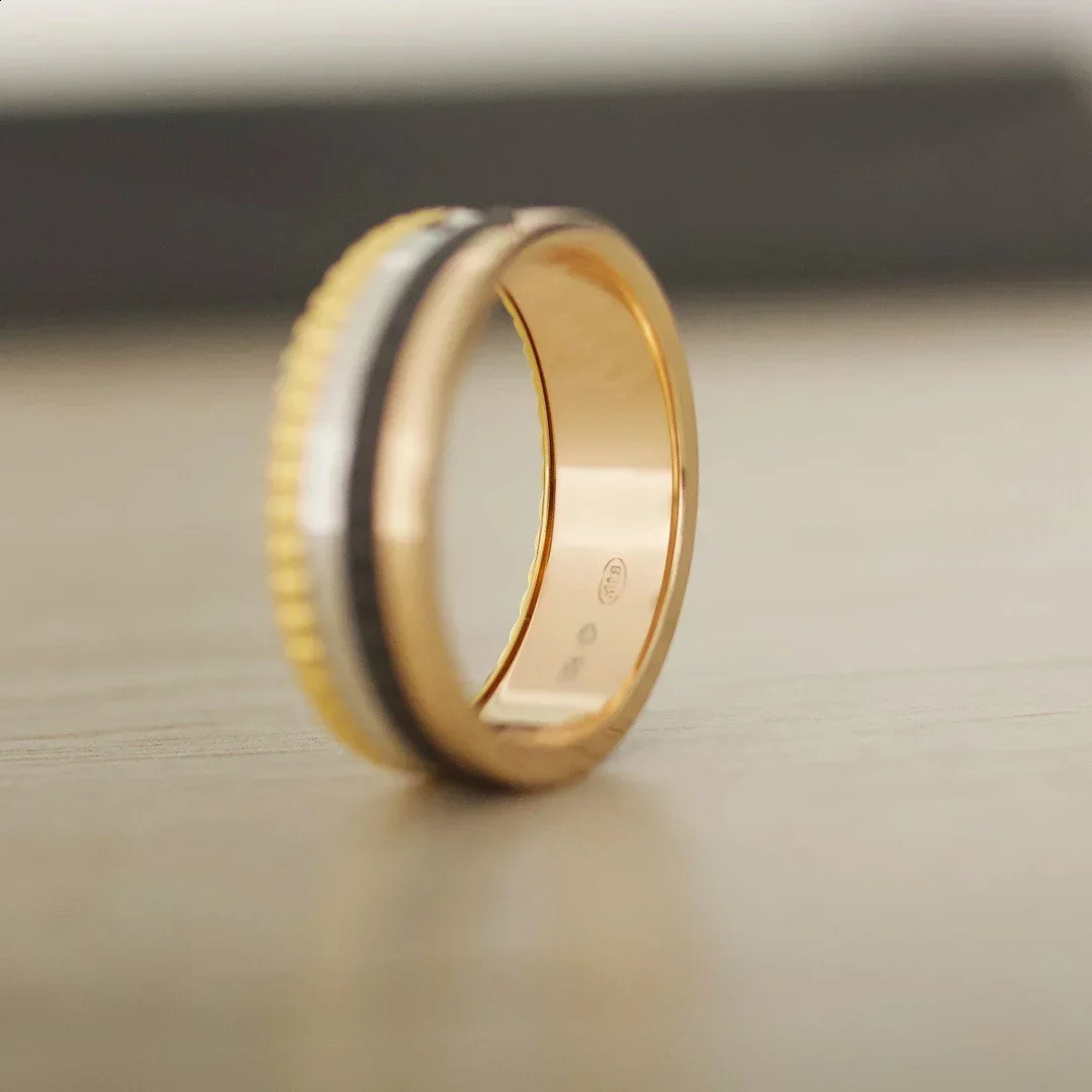 retro ring anniversary gift European jewelry ring couple ceramic geometric n engagement ring 240905