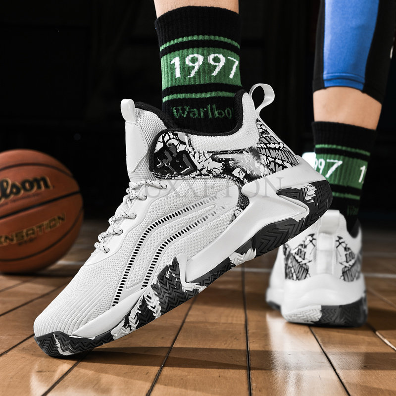 Mens Basketball Shoes for Men Sneakers Men's Fashion High Top Running Tennis Shoe Women's Boys Student Athletic Sport Shoes