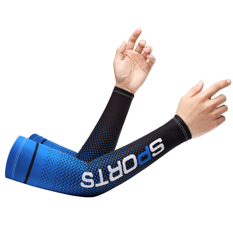Cross border wholesale ice silk sleeve cover summer sunscreen sleeve ice sleeve cycling arm protection sunscreen