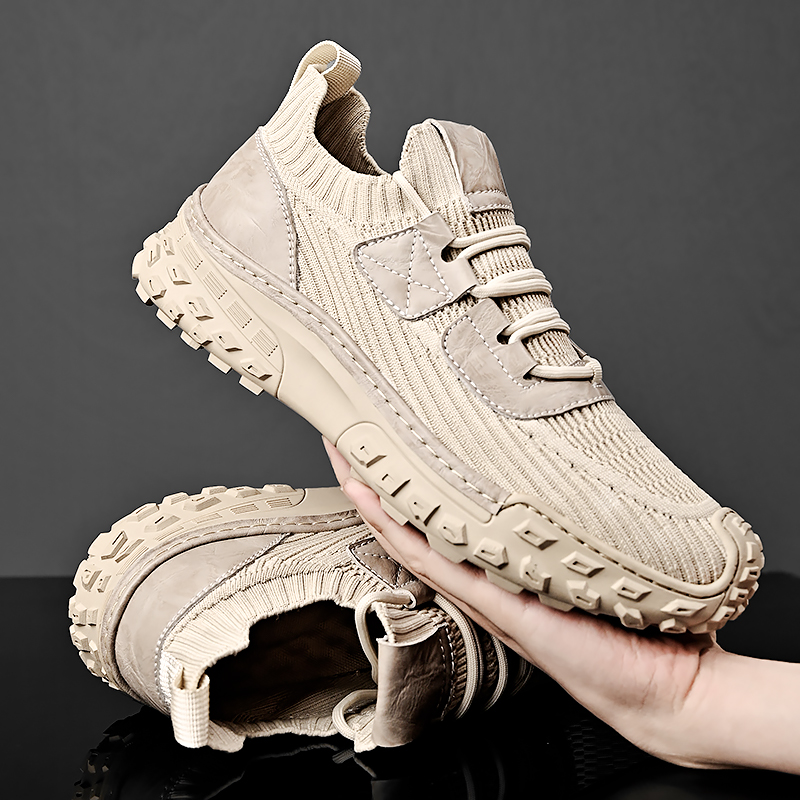 Sneakers spring Breathable Casual Men Shoes Outdoor Walking Wear resistant on-slip shoes Sneakers Hiking Shoes
