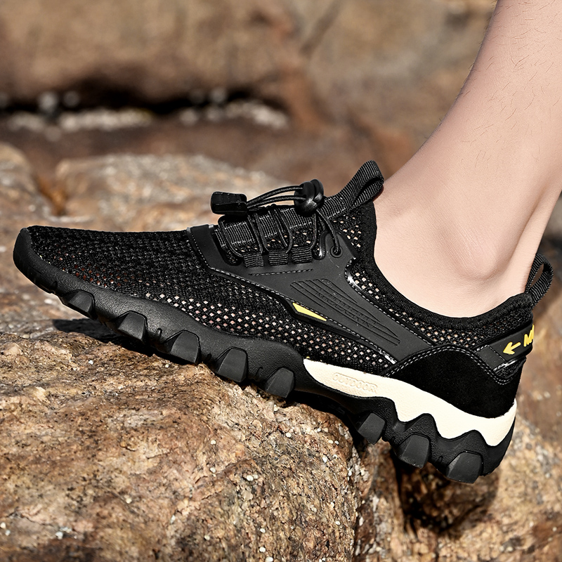 Breathable Waterproof Shoe Men Sneakers Summer Casual Men Shoes Water Comfortable Mesh Shoes Outdoor Walking River Shoe Zapatos